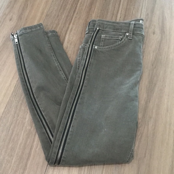 TOPSHOP Jamie Jeans w/ side zip - Picture 2 of 3